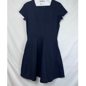 Kate Spade Saturday Womens Small Black Fit & Flare Cap Sleeve Cocktail Dress